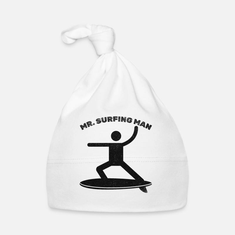 Surfeur Mr. Surfing Man Bonnet bio Bébé