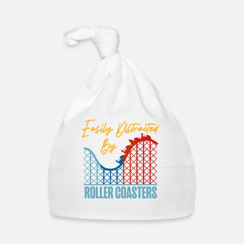 Roller Coaster Easily Distracted Organic Baby Cap