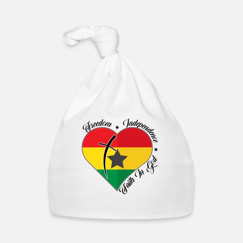 Liberté Foi en Dieu - Ghana Bonnet bio Bébé