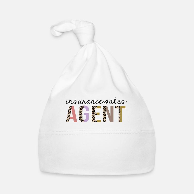 Agent de vente d’assurance Leopard Print Funny Bonnet bio Bébé
