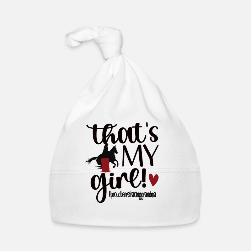 Fassrennen-Großmutter Barrel Racing Oma Geschenk Baby Bio-Mütze