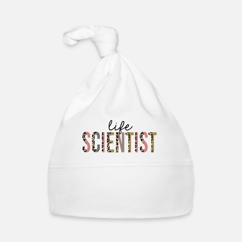 Scientifique de la vie imprimé léopard drôle Bonnet bio Bébé