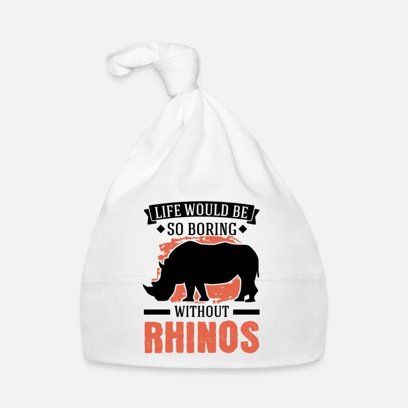 Life would be so boring without Rhinos Nashorn Baby Bio-Mütze