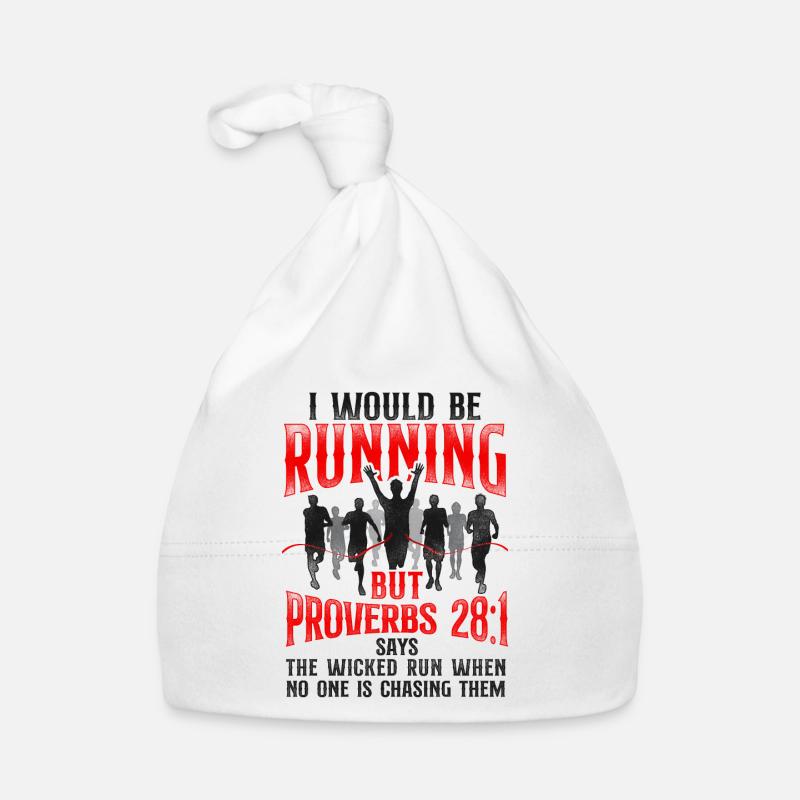 Running Runner Half Marathon Baby Bio-Mütze