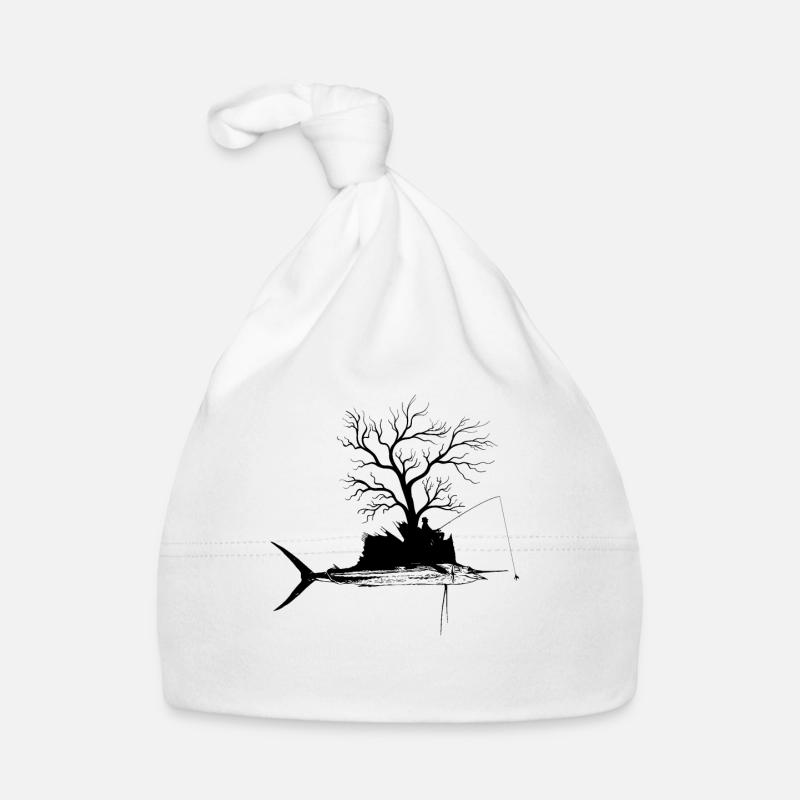 Graphic Tree - Fish Sailfish Organic Baby Cap