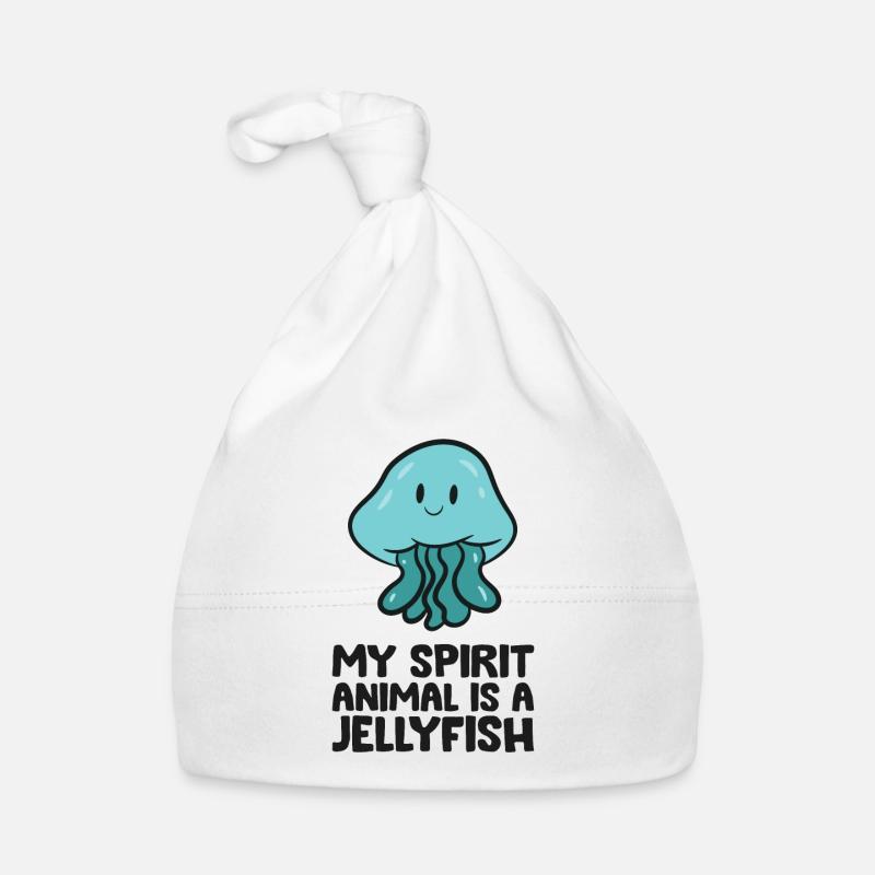 Mon animal d’âme est une méduse Bonnet bio Bébé