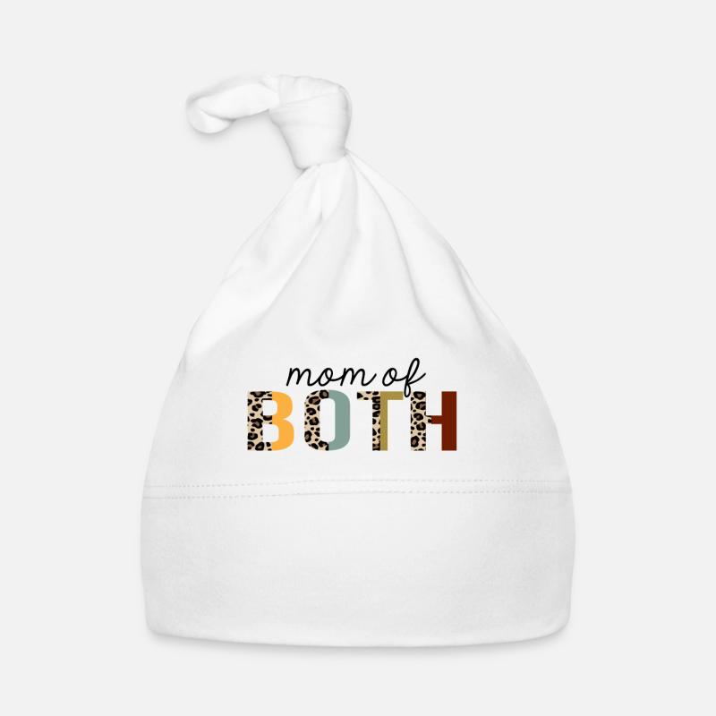 Mutter von beiden Leopard Print Funny Baby Bio-Mütze