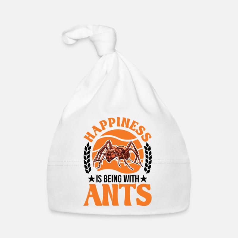 Le bonheur, c’est d’être avec Ants Anthill Bonnet bio Bébé
