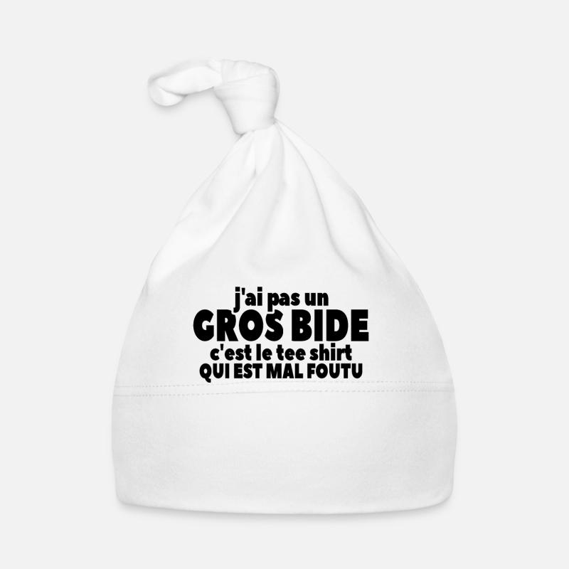 J'ai Pas Un Gros Bide Bonnet bio Bébé