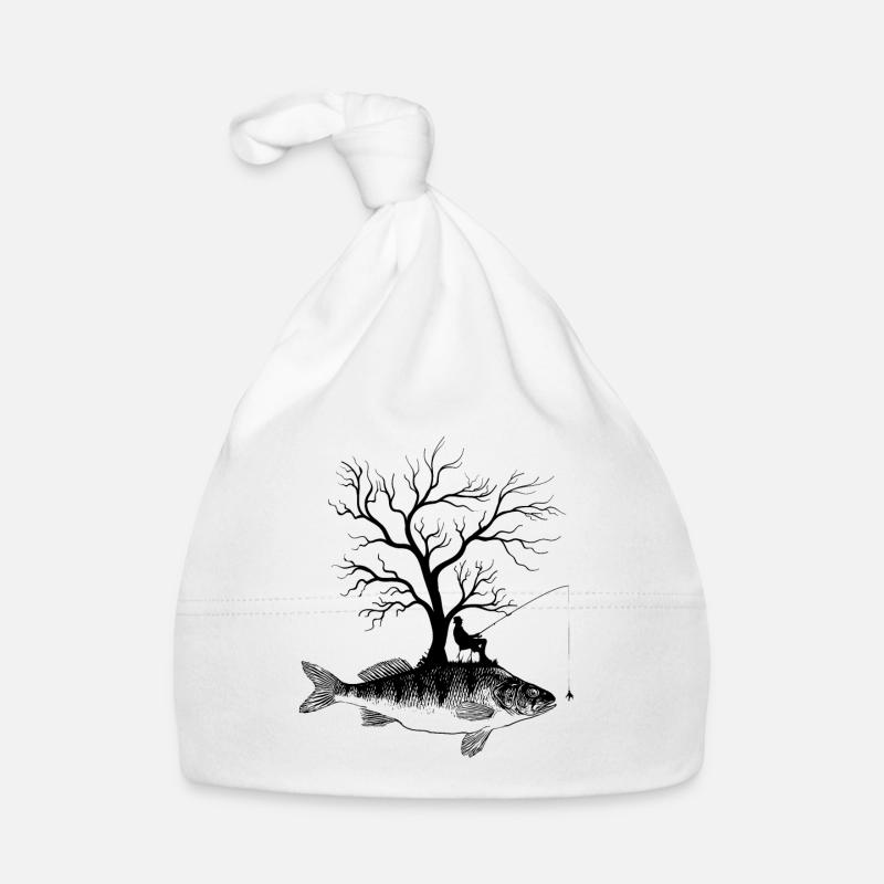 Graphic Tree - Fish Yellow Perch Organic Baby Cap