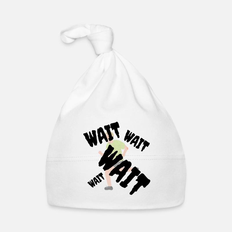 Conception de t-shirt disant drôle de cadeau de mème jogger Bonnet bio Bébé