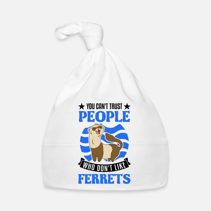 Frettchen Liebhaber Ferret Geschenk Baby Bio-Mütze