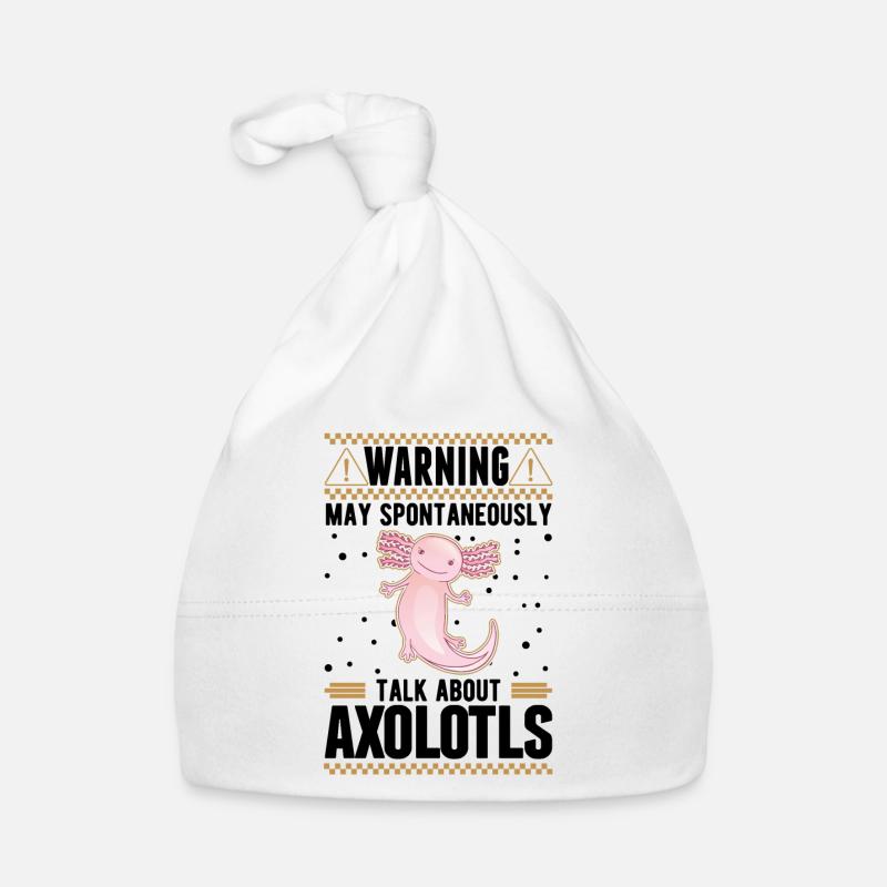 Axolotl Geschenk Schwanzlurch Baby Bio-Mütze