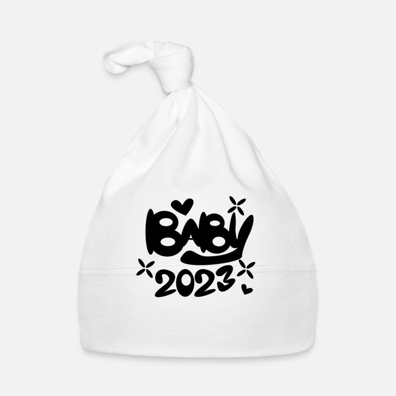 Bébé 2023 - Naissance Enceinte 2023 Grossesse Bonnet bio Bébé