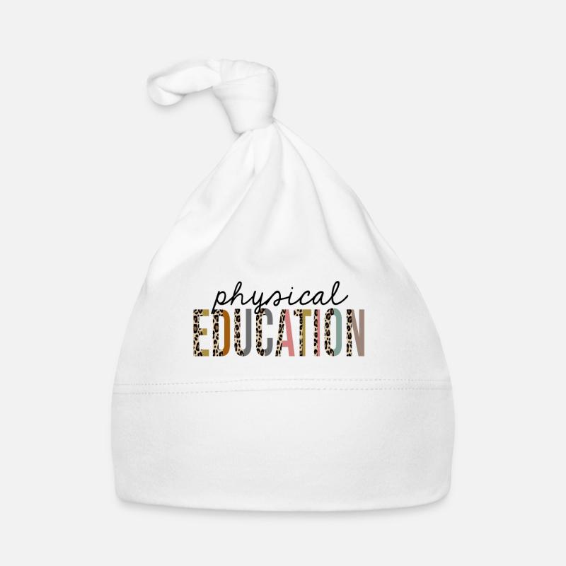 Éducation physique Leopard Print Drôle Bonnet bio Bébé