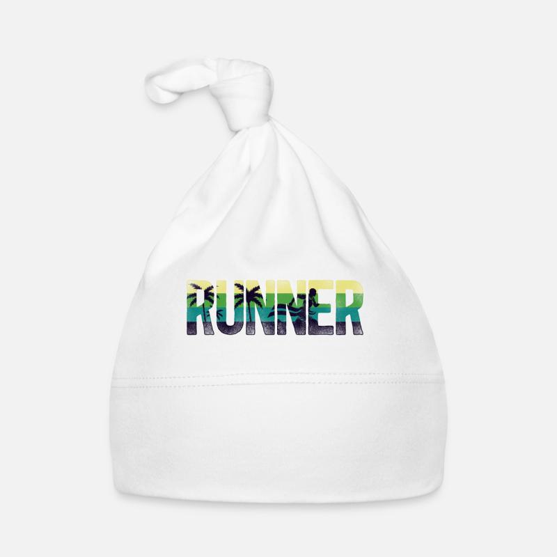 Running Runner Semi-Marathon Rétro Bonnet bio Bébé