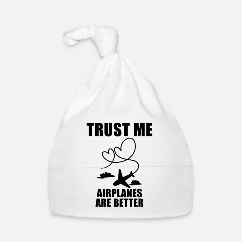 Cadeau de pilote d’avion Bonnet bio Bébé