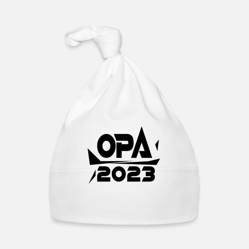 Opa 2023 - Opa werden - Bald Opa Baby Bio-Mütze
