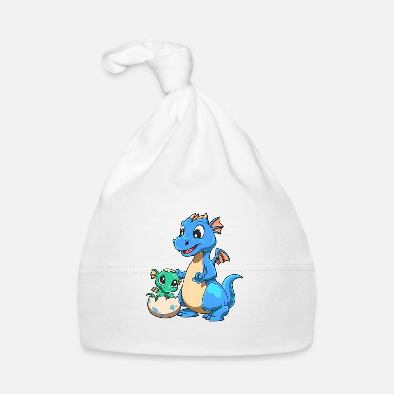 Drachen Großer Bruder - Ich bin der große Bruder Baby Bio-Mütze