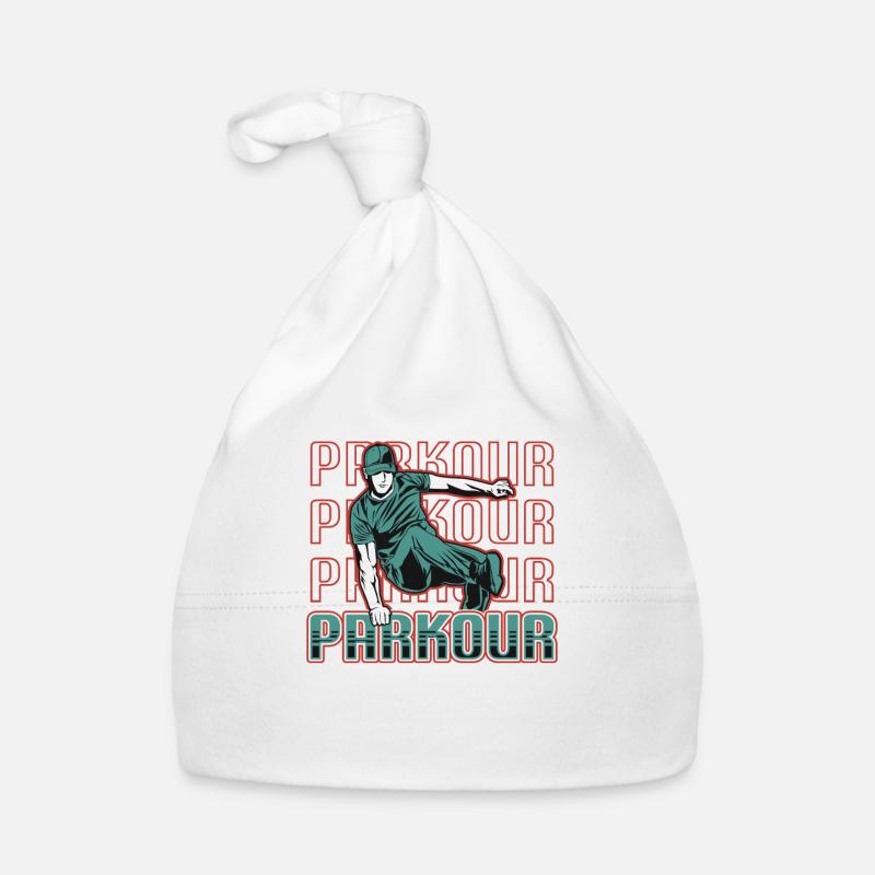 Freelaufender Parkour Baby Bio-Mütze