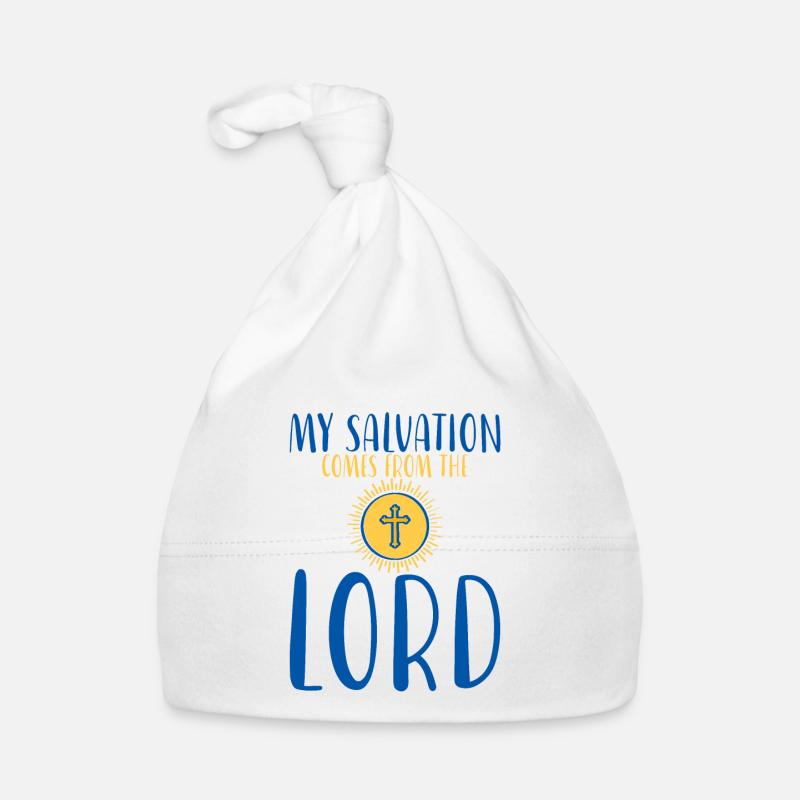 Mon salut vient du Seigneur 3 Bonnet bio Bébé