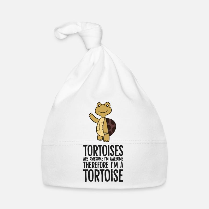Tortoises Are Awesome. I'm Awesome Therefore I'm Organic Baby Cap