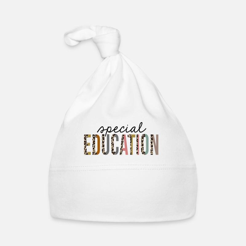 Special education Leopard Print Funny Organic Baby Cap