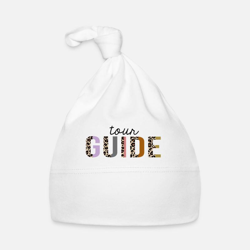 Guide touristique Leopard Print Drôle Bonnet bio Bébé