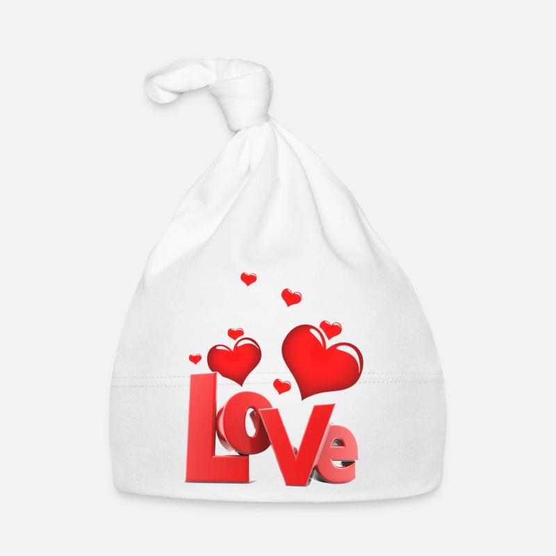 3D Love Baby Bio-Mütze