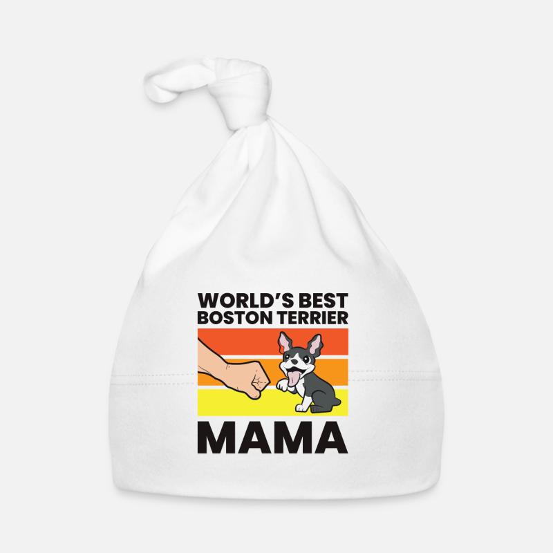 Weltbeste Boston Terrier Mama Boston Terrier Mama Baby Bio-Mütze