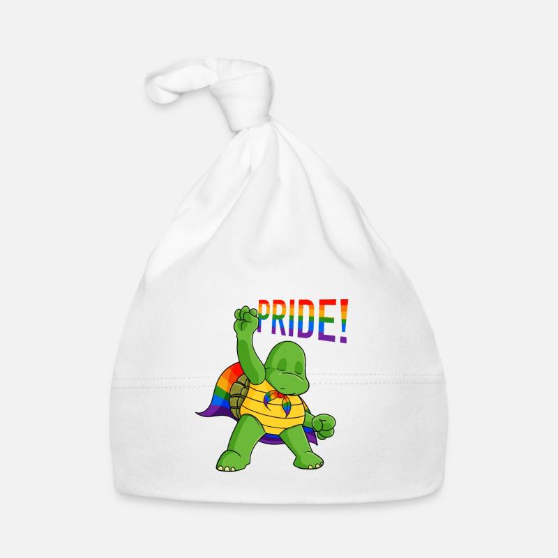 Turtle I LGBTQ Flag I Rainbow Flag I Gay Pride Baby Bio-Mütze