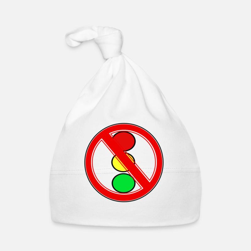 Panneau d’interdiction des feux de circulation Bonnet bio Bébé