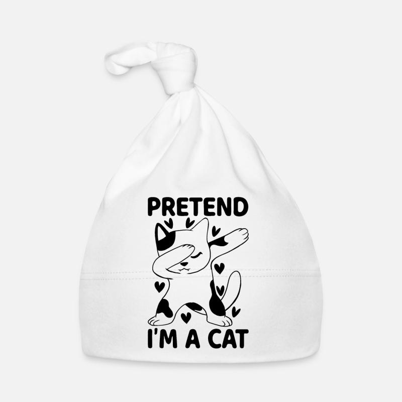 Propriétaire de chat Je fais semblant d’être un chat Bonnet bio Bébé