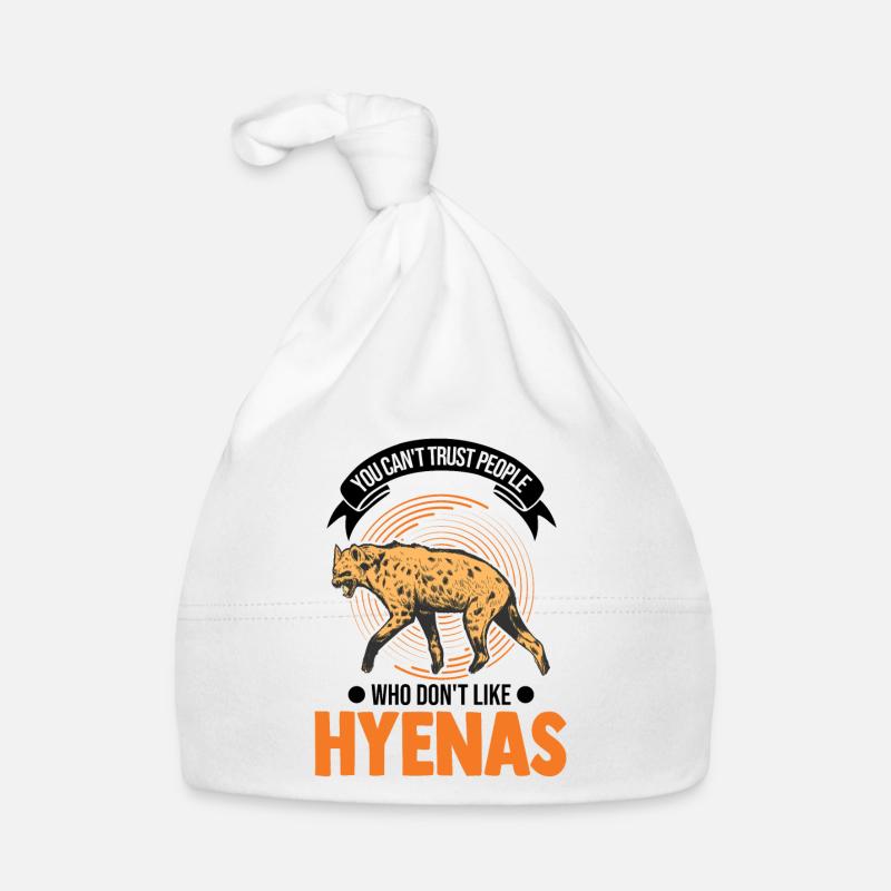 Hyena Gift Aardwolf Hyena Organic Baby Cap