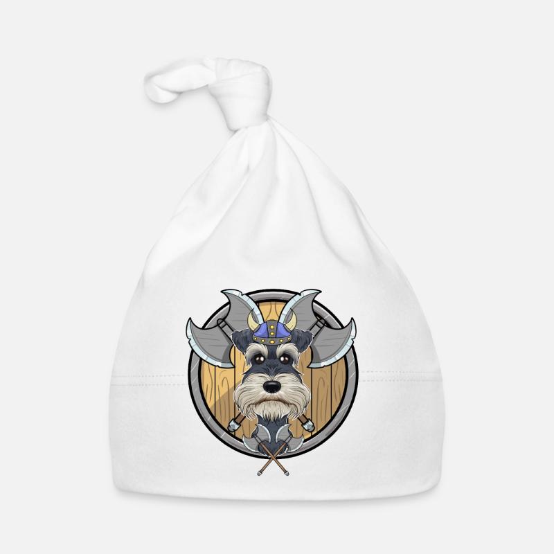 Miniature Schnauzer I Valhalla I Viking Baby Bio-Mütze