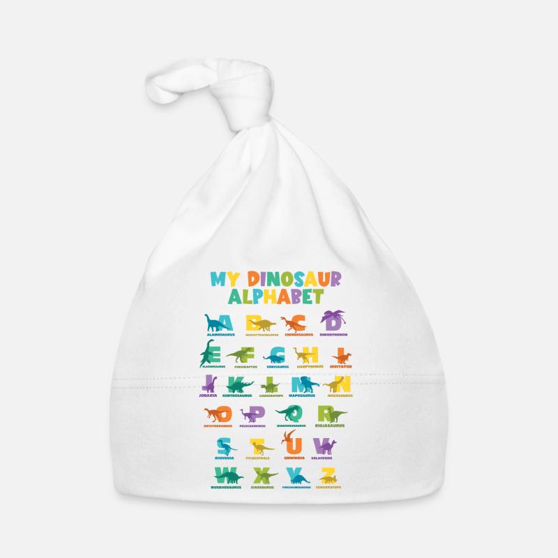 Dinosaurier Alphabet Learn Primer Geschenk Baby Bio-Mütze