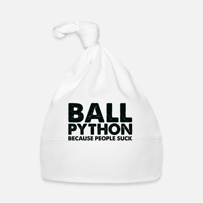 Les gens sucent le serpent python roi Bonnet bio Bébé