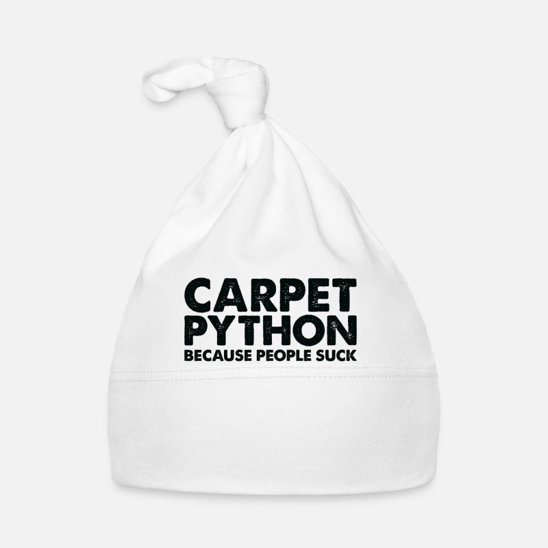 People suck carpet python snake Organic Baby Cap