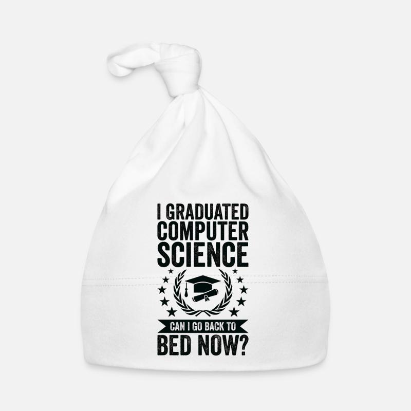 Ich Habe Informatik Studiert - Baby Bio-Mütze - Weiß