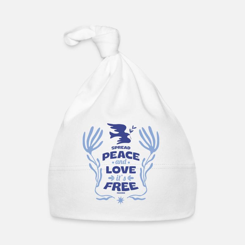 Peace Organic Baby Cap