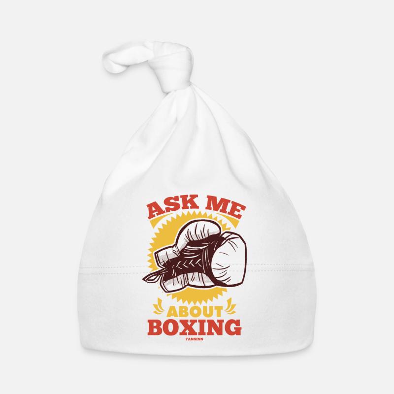 Ask Me About Boxing Organic Baby Cap