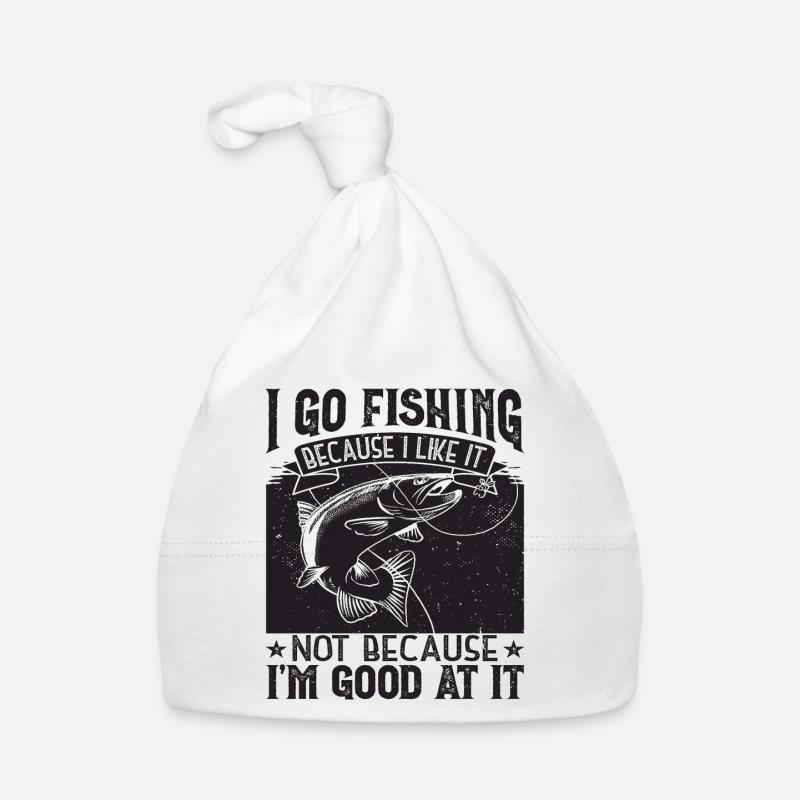 Je vais à la pêche parce que j’aime ça Pêcheur pêcheur Bonnet bio Bébé