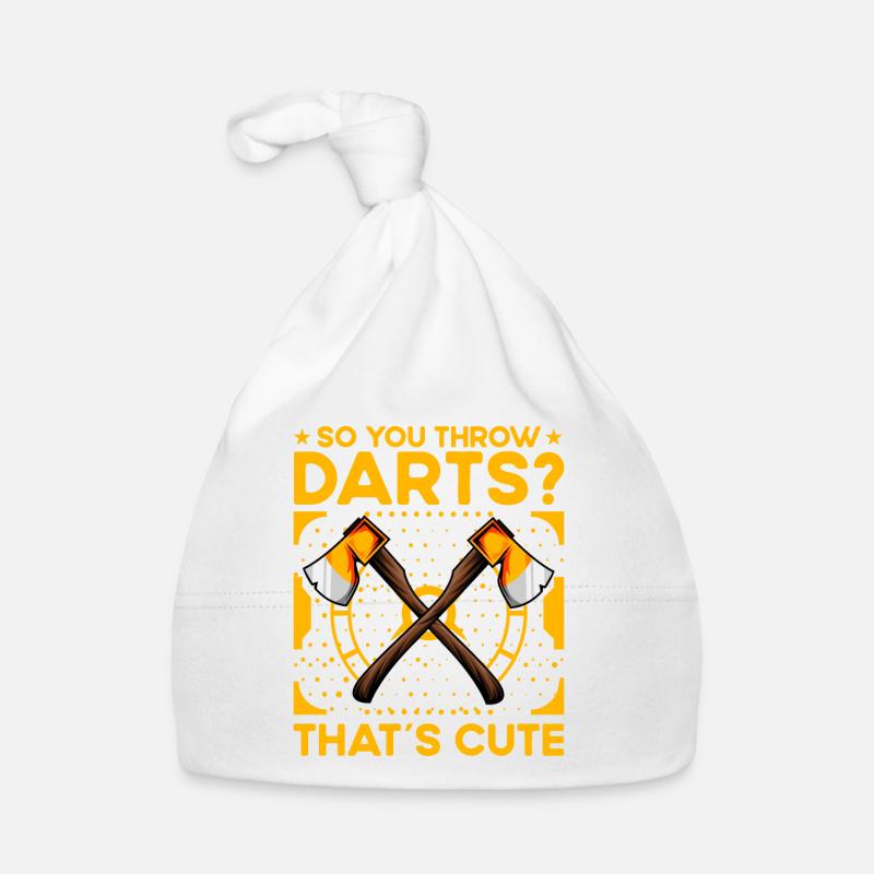 Alors vous lancez des fléchettes? C’est mignon Bonnet bio Bébé