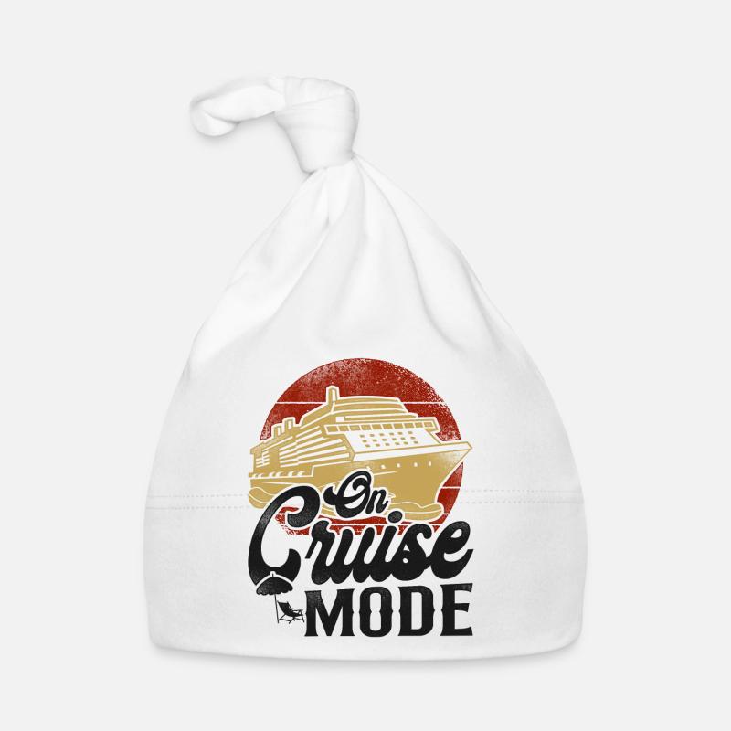 Cruise Ship Vacation Vintage On Baby Bio-Mütze