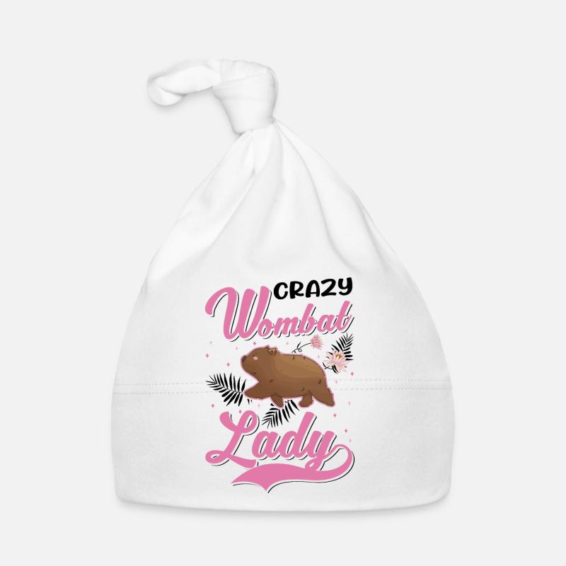 Dame Wombat folle Bonnet bio Bébé