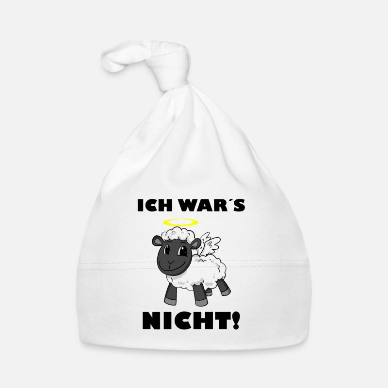 Schaf Engel - ich wars nicht Baby Bio-Mütze