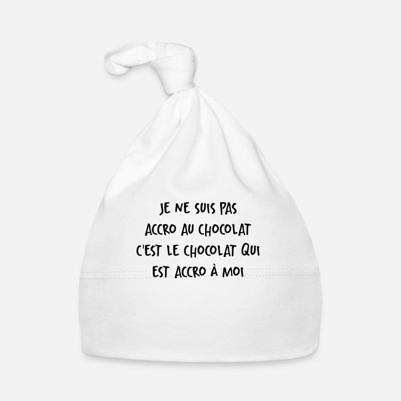 Le Chocolat Qui Est Accro À Moi Bonnet bio Bébé