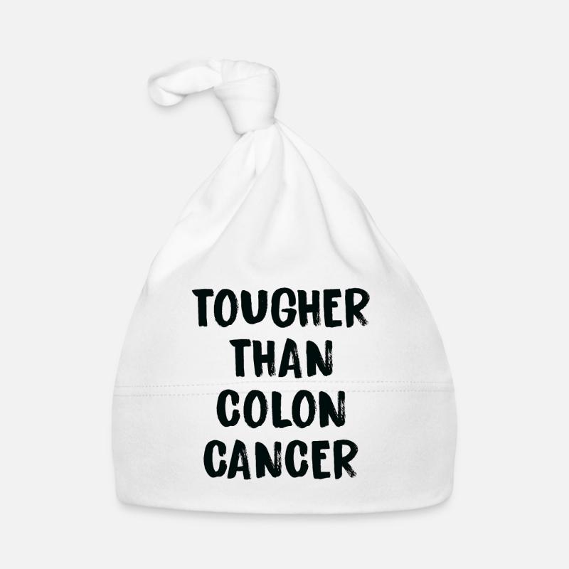 Harder than colon cancer Organic Baby Cap