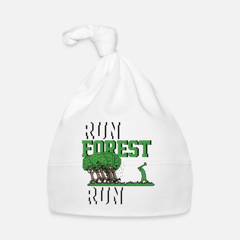 Run Forest Run Baby Bio-Mütze