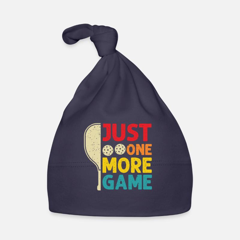 Just One More Game Funny Pickleball Baby Bio-Mütze